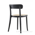 Popolare Dinning Chair Dinning con rattan e legno massiccio